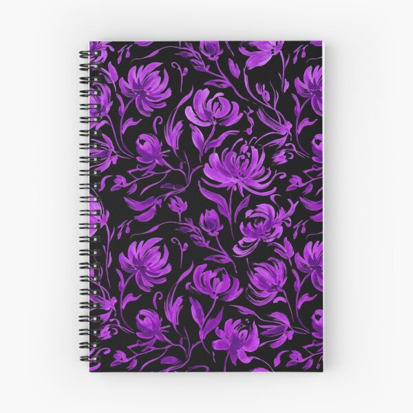 Item preview, Elegant Purple Floral Watercolor Seamless Pattern designed and sold by Owcomm.