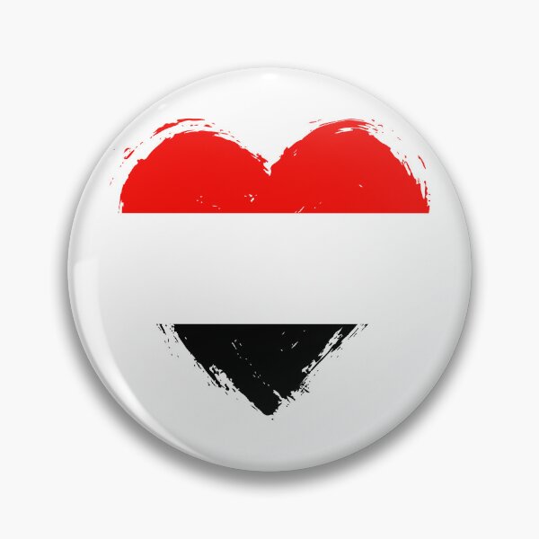 Item preview, Distressed Yemen Flag Heart YE designed and sold by shitpostee.