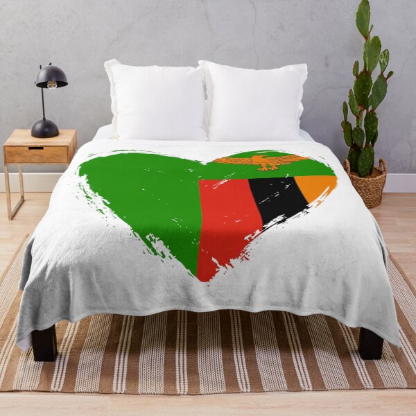 Item preview, Distressed Zambia Flag Heart ZM designed and sold by shitpostee.