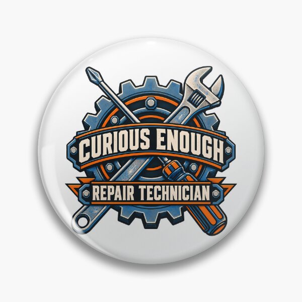 Item preview, Curious Enough Repair Technician Mechanic Gear Wrench designed and sold by Photo-Sphere101.