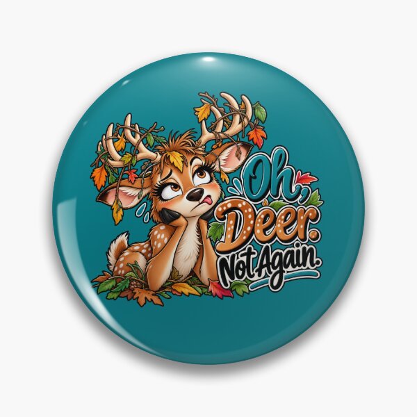 Item preview, Oh Deer Not Again – Frazzled Deer Autumn Humor designed and sold by Searching ideas.