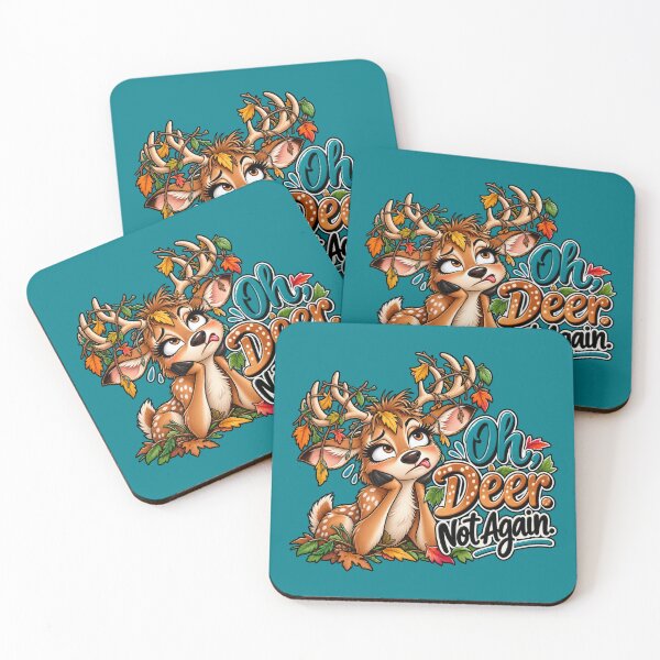 Item preview, Oh Deer Not Again – Frazzled Deer Autumn Humor designed and sold by Searching ideas.