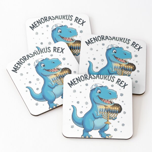Item preview, Holiday Hanukkah T-Rex Menorasaurus Rex Dinosaur Funny Essential T-Shirt designed and sold by teluguredbubble.