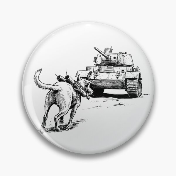 Item preview, Anti-Tank Dog designed and sold by Naux | Design & Illustration.