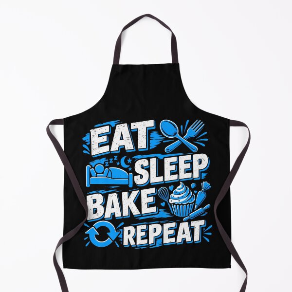 Item preview, Eat Sleep Bake Repeat Funny Baker Cupcake Pastry Chef Baking Humor designed and sold by Photo-Sphere101.