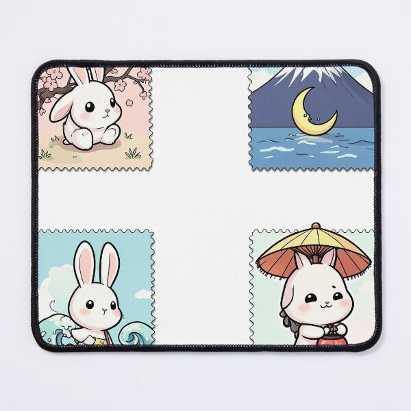 Item preview, Vintage Japanese Bunny Stamps - Pack designed and sold by V3S0.