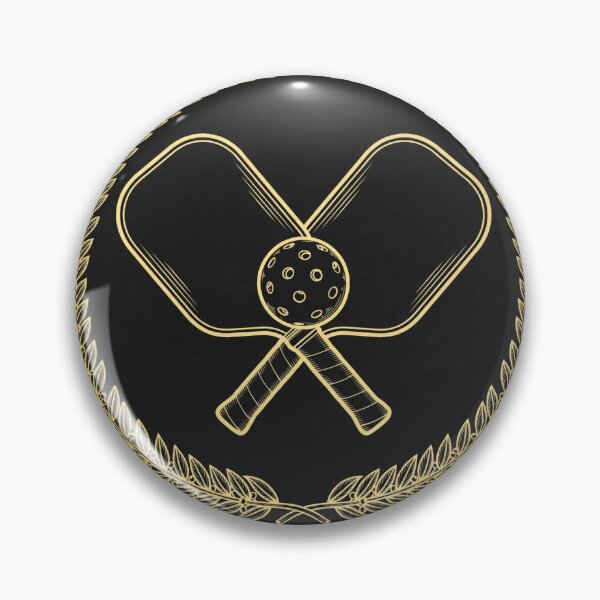 Item preview, Pickleball Life – Crossed Paddles Badge designed and sold by DRAWARTIST22.