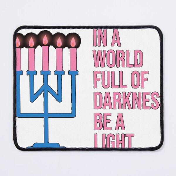 Item preview, In A World Full Of Darkness Be A Light Hanukkah Essential T-Shirt designed and sold by Fr0y000.