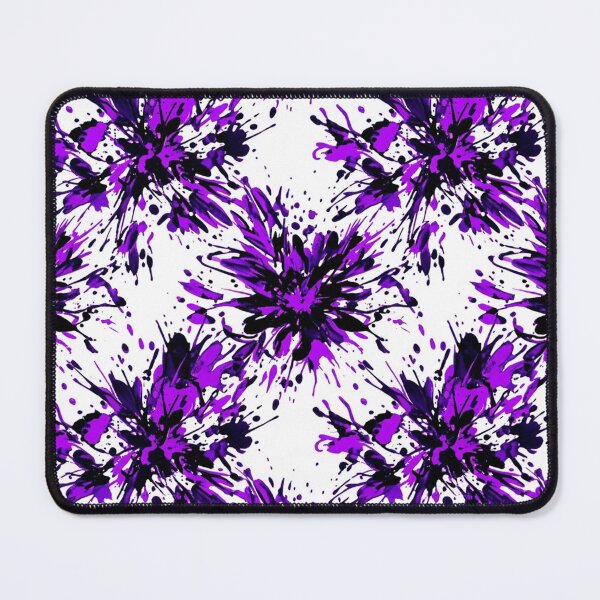 Item preview, Purple Paint Splatter Burst Flower Pattern designed and sold by Owcomm.