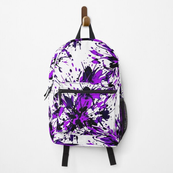 Item preview, Purple Paint Splatter Burst Flower Pattern designed and sold by Owcomm.