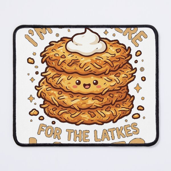 Item preview, I’m Just Here for the Latkes – Funny Hanukkah Food Lover Essential T-Shirt designed and sold by Dreamers333.