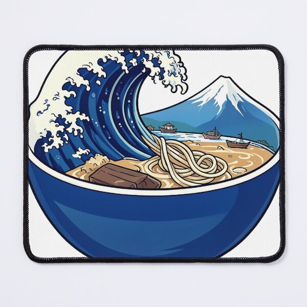 Item preview, The Great Wave of Ramen designed and sold by V3S0.