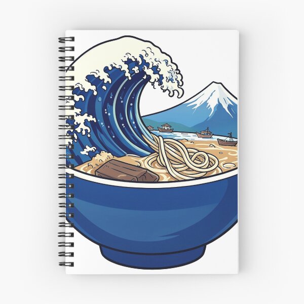 Item preview, The Great Wave of Ramen designed and sold by V3S0.
