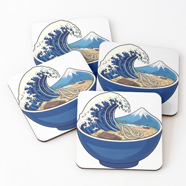Item preview, The Great Wave of Ramen designed and sold by V3S0.
