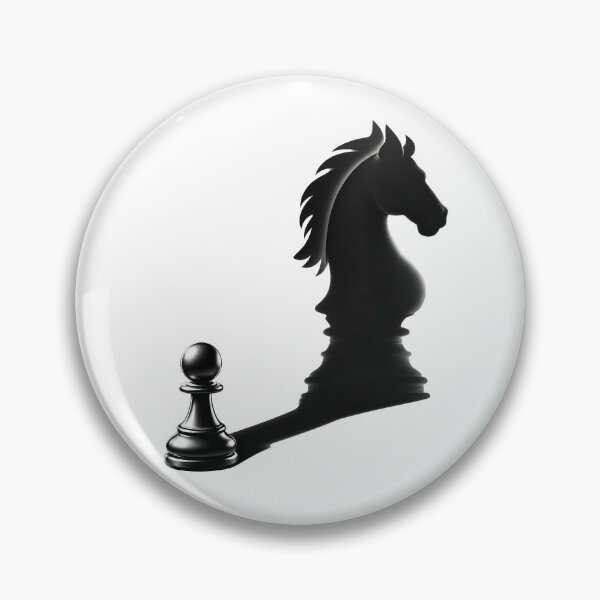 Item preview, The Wrong Shadow Surreal Chess Art designed and sold by Pocket Mood Studio.