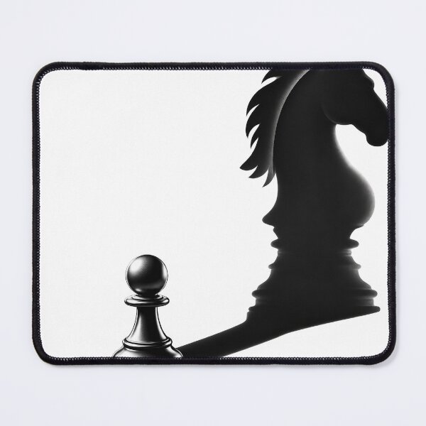 Item preview, The Wrong Shadow Surreal Chess Art designed and sold by Pocket Mood Studio.