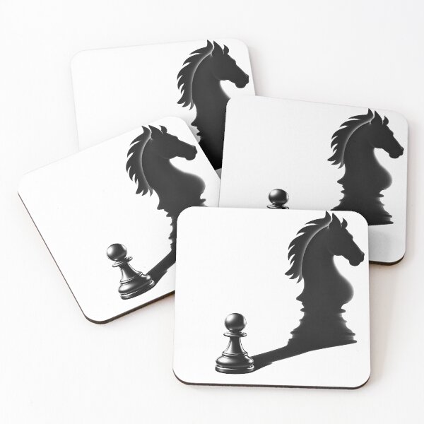 Item preview, The Wrong Shadow Surreal Chess Art designed and sold by Pocket Mood Studio.