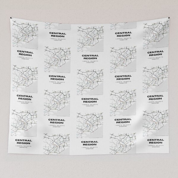 Item preview, Central Singapore Street Map – Downtown and City Districts designed and sold by RM-Journey.