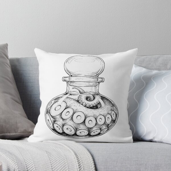 Item preview, Octopus Arm in Jar designed and sold by Naux | Design & Illustration.