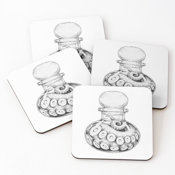Item preview, Octopus Arm in Jar designed and sold by Naux | Design & Illustration.