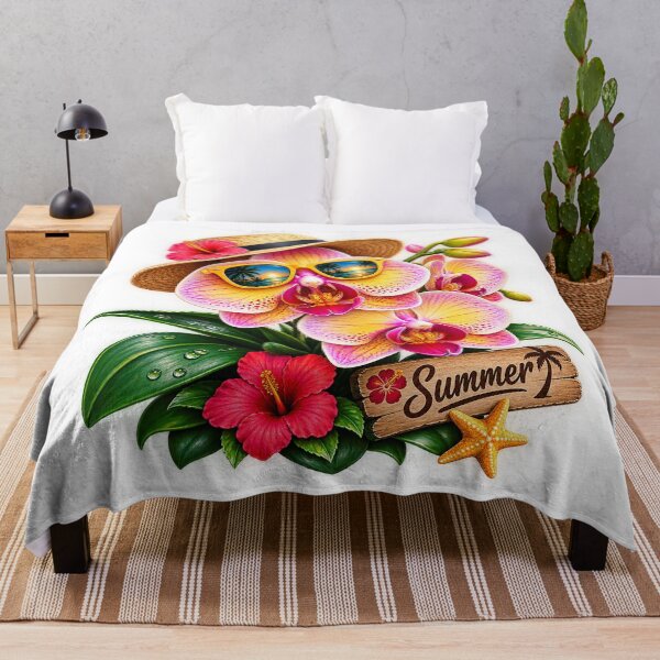 Item preview, Summer Vibes 3D – Tropical Sunshine, Beach Days & Good Times designed and sold by grantjanet9.