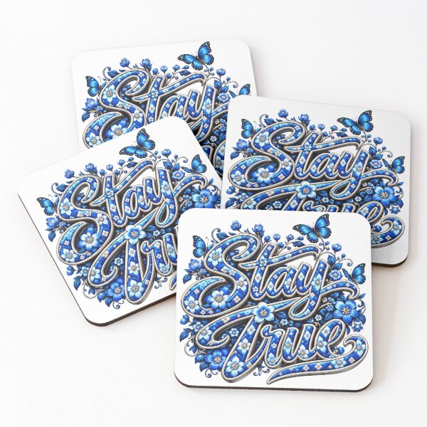 Item preview, Stay True – Sapphire Butterfly Bloom designed and sold by DansCreations42.