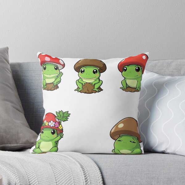 Item preview, Mushroom Hat Frogs - Pack designed and sold by V3S0.