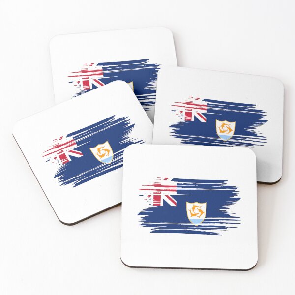Item preview, Distressed Anguilla Flag AI designed and sold by shitpostee.