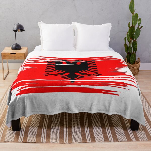 Item preview, Distressed Albania Flag AL designed and sold by shitpostee.