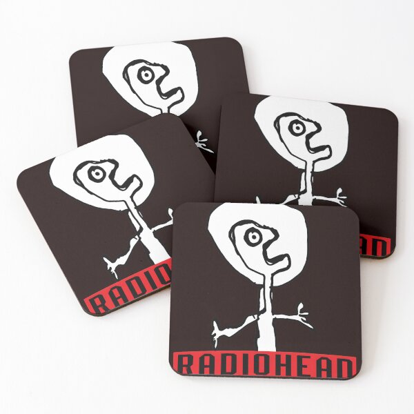 Item preview, Radiohead Abstract Figure Red Band Name designed and sold by AXA-Walahada.