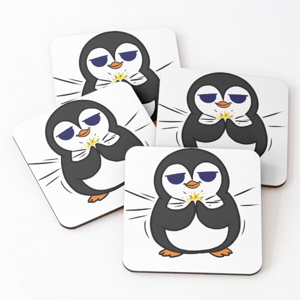 Item preview, Funny Penguin Sticker — Failed Beautifully Hand-Clap Rhythm Test Decal designed and sold by ryleemaxwell.