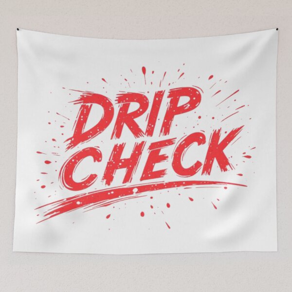 Item preview, Bold Drip Check Streetwear Graphic designed and sold by InkShiftLabs.