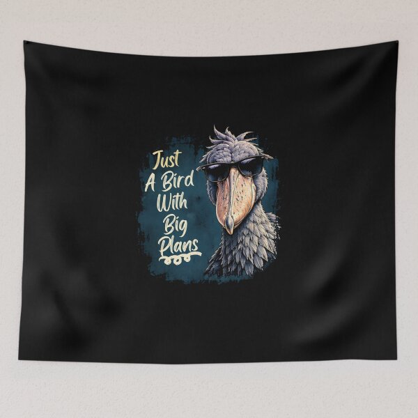 Item preview, Shoebill Stork Sunglasses Funny Bird Just A Bird With Big Plans Quote Gift designed and sold by Thegoldenline.