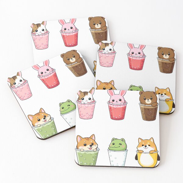 Item preview, Boba Tea Animals - Pack designed and sold by V3S0.