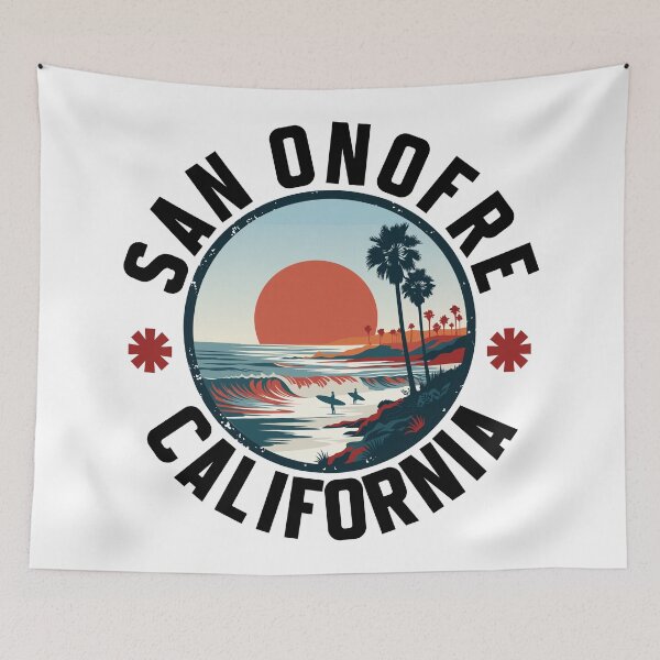 Item preview, San Onofre – California (with Black Lettering) designed and sold by VelvetRoom.