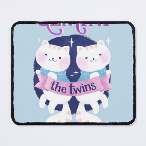 Item preview, Gemini Cat Zodiac Sign Cute designed and sold by Theczodati.