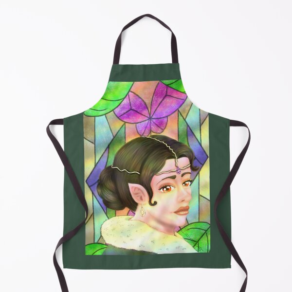 Item preview, Stained Glass Vampire Queen – Gothic Crystal & Dark Fantasy Art designed and sold by lauracedrawings.