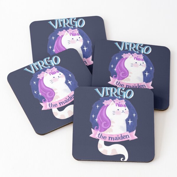 Item preview, Cute Virgo Zodiac Cat - Funny designed and sold by Theczodati.