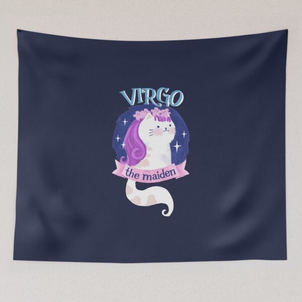 Item preview, Cute Virgo Zodiac Cat - Funny designed and sold by Theczodati.