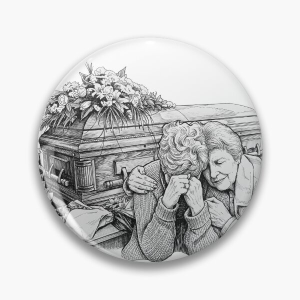 Item preview, Funeral Grief designed and sold by Naux | Design & Illustration.