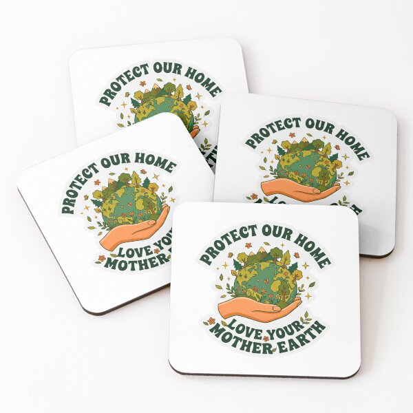 Item preview, Protect Our Home - Love Your Mother Earth Retro Eco Nature Sticker designed and sold by scarben.
