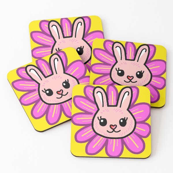 Item preview, Kawaii Bunny Flower designed and sold by Ceelinoet.