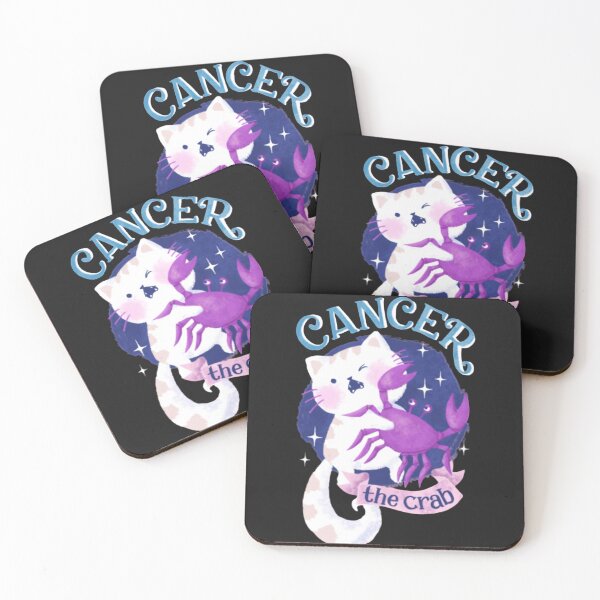 Item preview, Funny Cancer Zodiac Cat Art designed and sold by Theczodati.