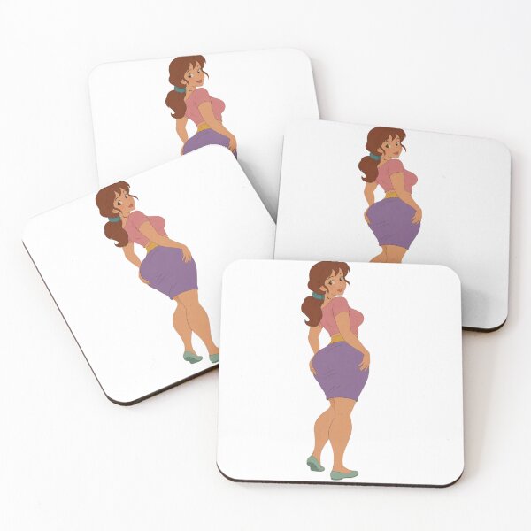 Item preview, Retro Cartoon Pin-Up – Brunette Beauty designed and sold by  Hollow Moon Studios..
