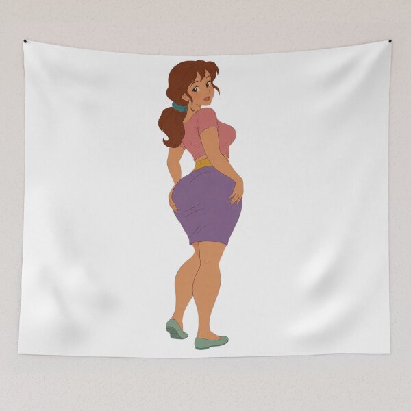 Item preview, Retro Cartoon Pin-Up – Brunette Beauty designed and sold by  Hollow Moon Studios..
