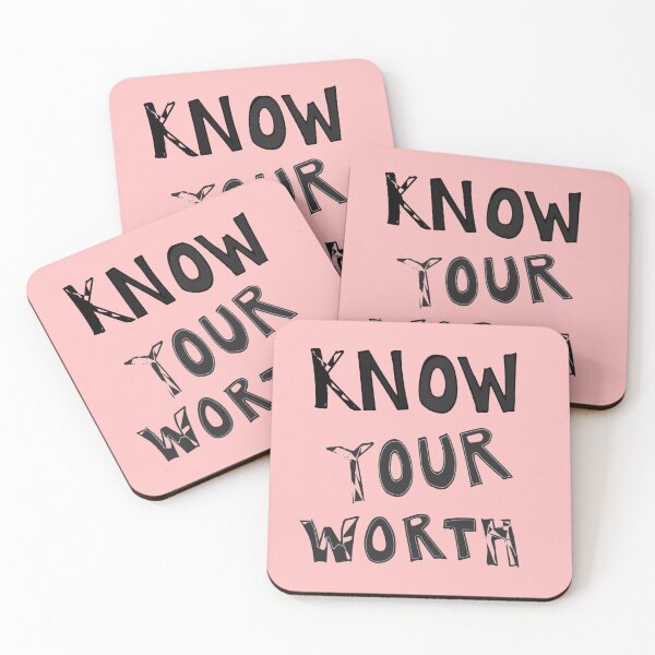 Item preview, Know Your Worth (Black Letters)  designed and sold by A Love Productions.