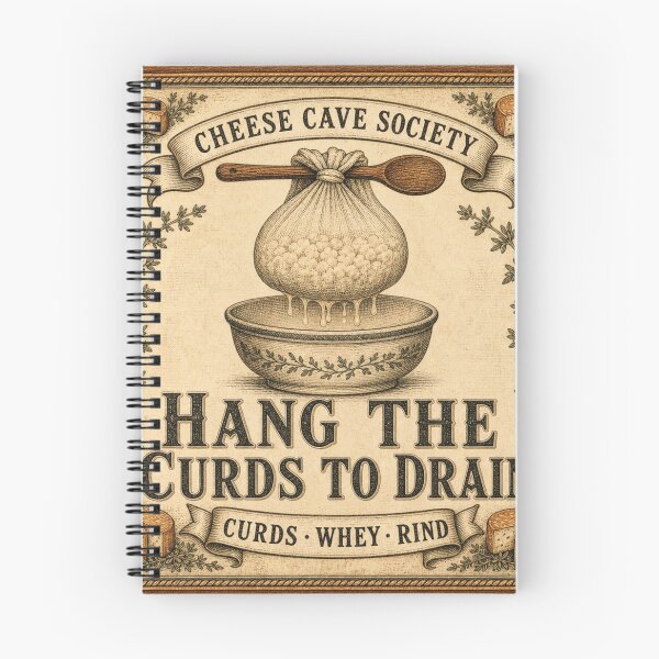 Item preview, Hang the Curds to Drain Soft Cheese Badge designed and sold by BoosterShop.