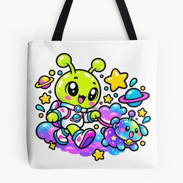 Item preview, Cute Space Alien Walking Cosmic Pet designed and sold by Thai Vibe Studio.