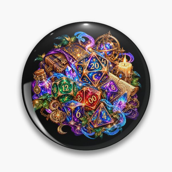 Item preview, Enchanted Rainbow Dice – Magical Treasures and Fantasy Art designed and sold by TroviTutto.