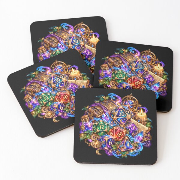 Item preview, Enchanted Rainbow Dice – Magical Treasures and Fantasy Art designed and sold by TroviTutto.